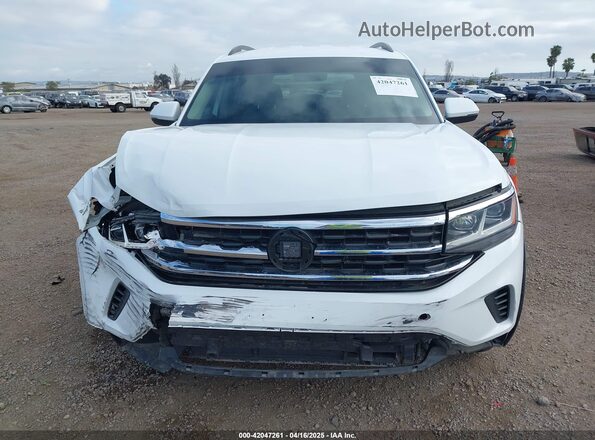1V2DP2CA9MC534582 2021 VOLKSWAGEN ATLAS White Widok zestawu wskaźników