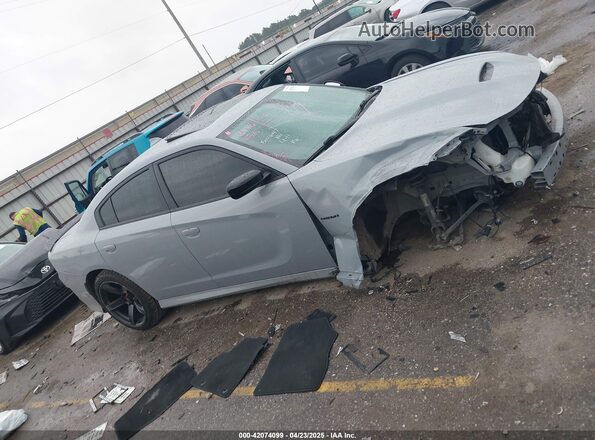 2C3CDXCT6LH195574 2020 DODGE CHARGER Gray Rear interior view