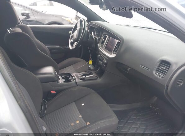 2C3CDXCT6LH195574 2020 DODGE CHARGER Gray Front interior view