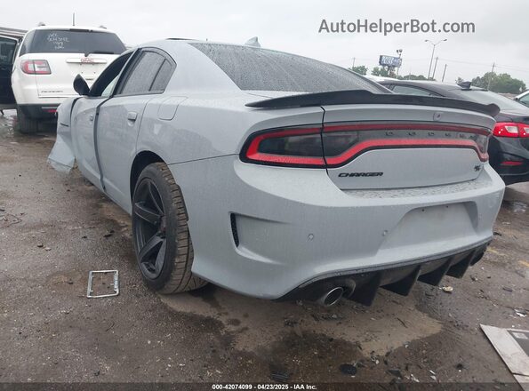 2C3CDXCT6LH195574 2020 DODGE CHARGER Gray Rear left