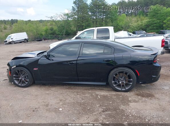 2C3CDXGJ4LH207598 2020 DODGE CHARGER Black Widok wnętrza 360 stopni