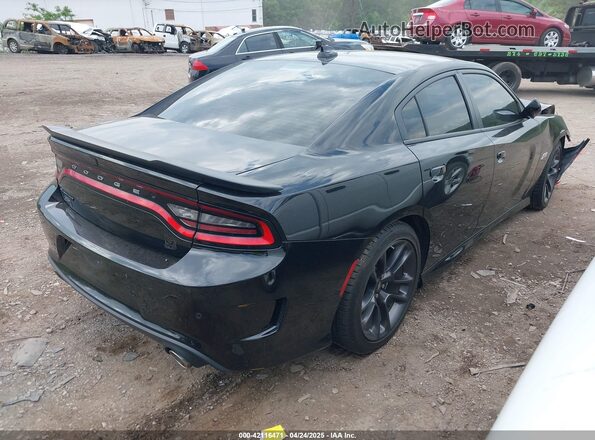 2C3CDXGJ4LH207598 2020 DODGE CHARGER Black Tył prawy