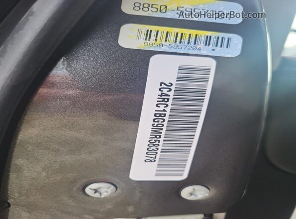 2C4RC1BG9MR583078 2021 CHRYSLER PACIFICA Charcoal VIN կոդի պիտակի տեսք