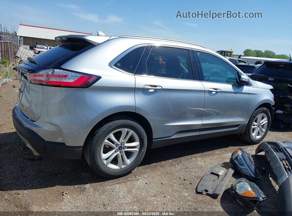 2FMPK3J95LBA69448 2020 FORD EDGE Серебряный Панорамный вид салона 360°