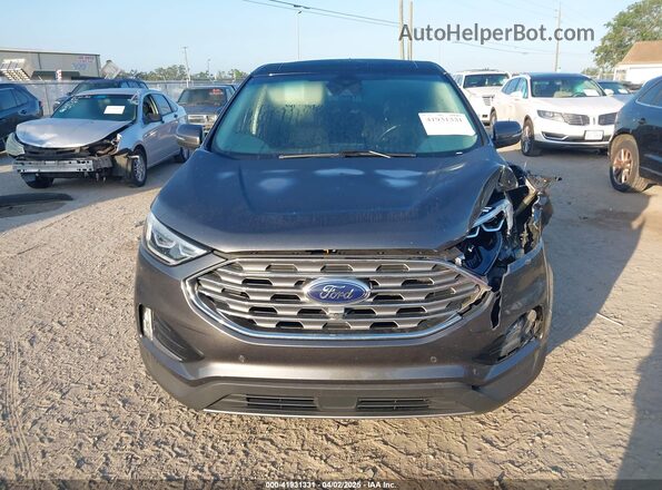 2FMPK3K91LBA60065 2020 FORD EDGE Gray Widok zestawu wskaźników