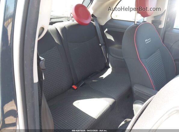 3C3CFFKRXHT600909 2017 FIAT 500 Blue VIN sticker view