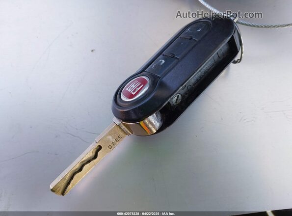 3C3CFFKRXHT600909 2017 FIAT 500 Blue Dashboard view