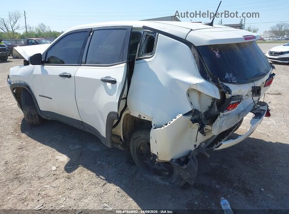 3C4NJCAB1MT560381 2021 JEEP COMPASS White Trasero izquierdo