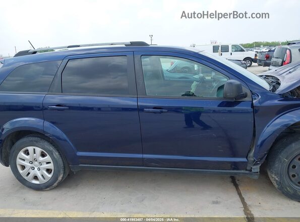 3C4PDCAB5HT627103 2017 DODGE JOURNEY Blue Вид задньої частини салону