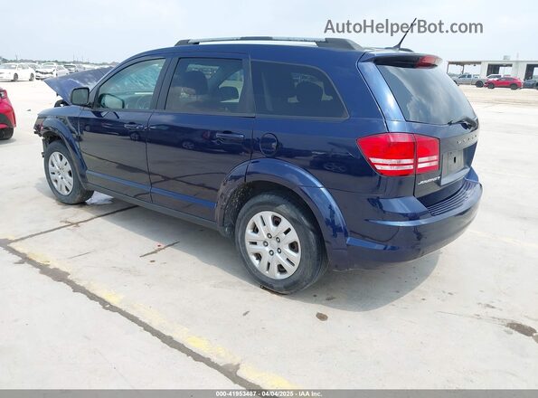 3C4PDCAB5HT627103 2017 DODGE JOURNEY Blue Задня ліва чверть
