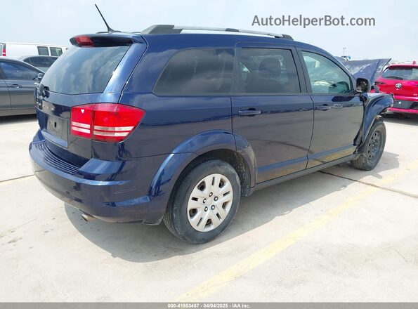 3C4PDCAB5HT627103 2017 DODGE JOURNEY Blue Задня права чверть