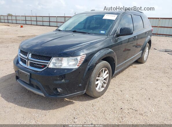 3C4PDCBG0HT571680 2017 DODGE JOURNEY Black წინა მარცხენა ხედი სამი მეოთხედიდან