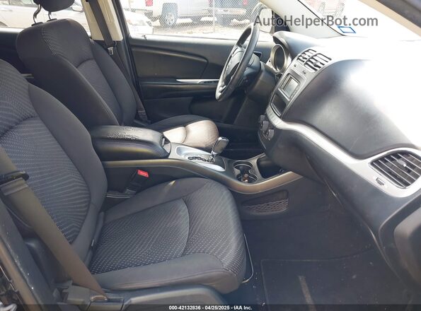 3C4PDCBG0HT571680 2017 DODGE JOURNEY Black წინა სალონის ხედი