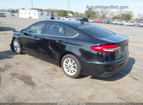 3FA6P0LU4LR258794 2020 FORD FUSION Black Trasero izquierdo