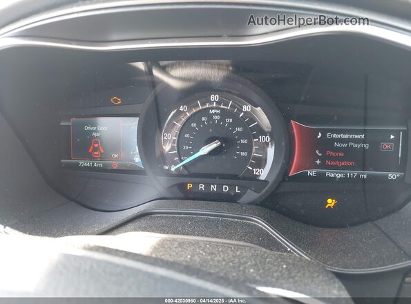 3FA6P0LU4LR258794 2020 FORD FUSION Black Vista de los asientos traseros
