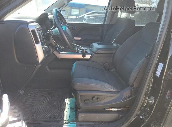 3GCPCREC0JG411036 2018 CHEVROLET SILVERADO Black Вид салону спереду