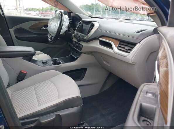 3GKALMEV4LL294957 2020 GMC TERRAIN Blue Widok wnętrza z przodu