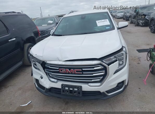 3GKALPEG2PL259052 2023 GMC TERRAIN White Вид щитка приладів