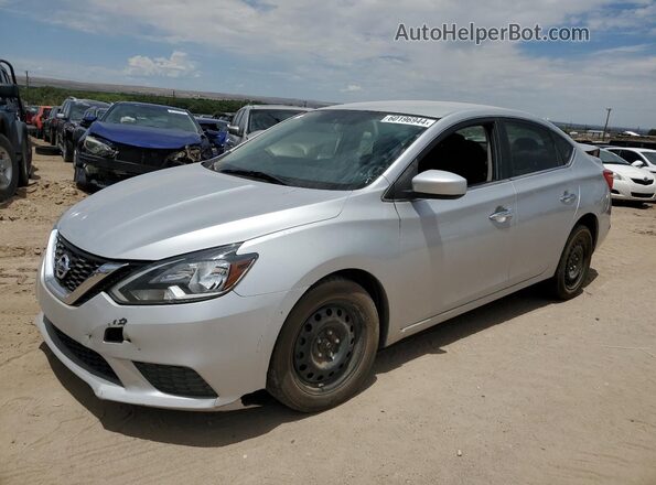 3N1AB7AP9GL640338 2016 NISSAN SENTRA Silver უკანა მარცხენა