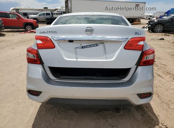 3N1AB7AP9GL640338 2016 NISSAN SENTRA Silver უკანა სავარძლების ხედი