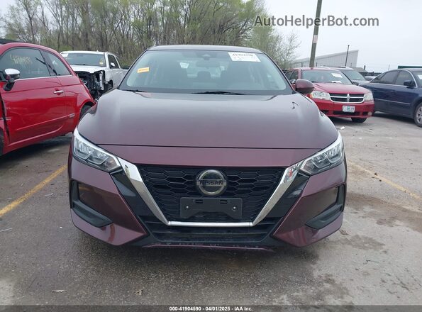 3N1AB8CV1MY222453 2021 NISSAN SENTRA Purple Vista del cuadro de instrumentos