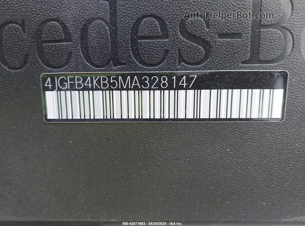 4JGFB4KB5MA328147 2021 MERCEDES-BENZ GLE 350 White 