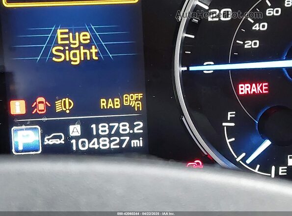 4S4WMARD2K3418762 2019 SUBARU ASCENT Brown Панорамний вид салону 360°