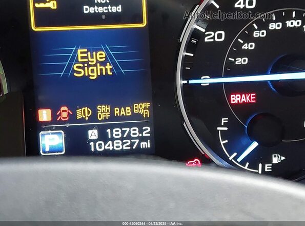 4S4WMARD2K3418762 2019 SUBARU ASCENT Brown Вид задніх сидінь