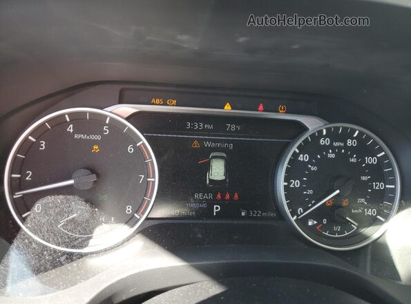 5N1AT3BA7MC792070 2021 NISSAN ROGUE Silver Вид щитка приладів