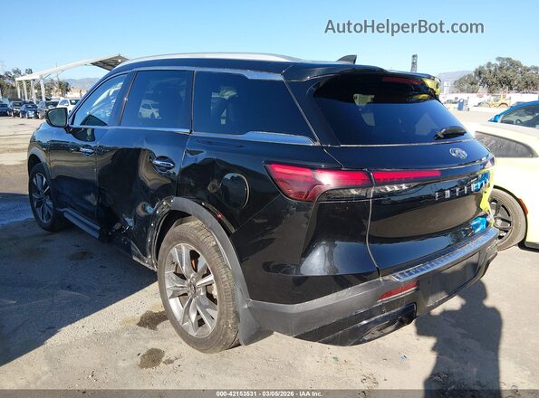 5N1DL1FR0PC330892 2023 INFINITI QX60 Black Հետևի ձախ
