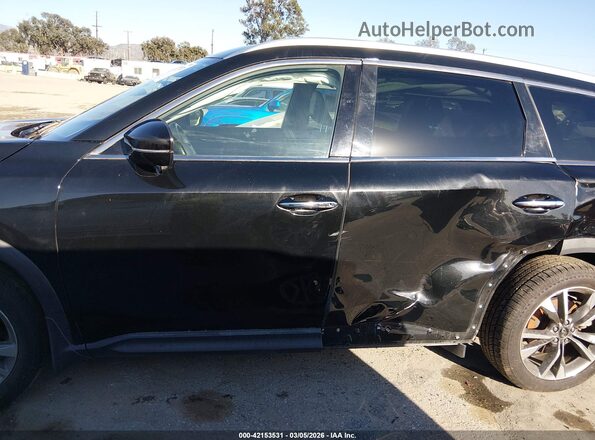 5N1DL1FR0PC330892 2023 INFINITI QX60 Black Սալոնի 360 աստիճան տեսք