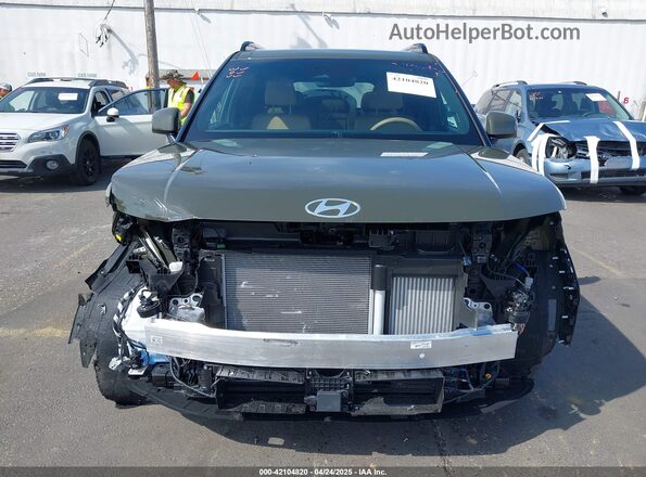 5NMP4DGL8SH117385 2025 HYUNDAI SANTA FE Green Սալոնի հետևի տեսք