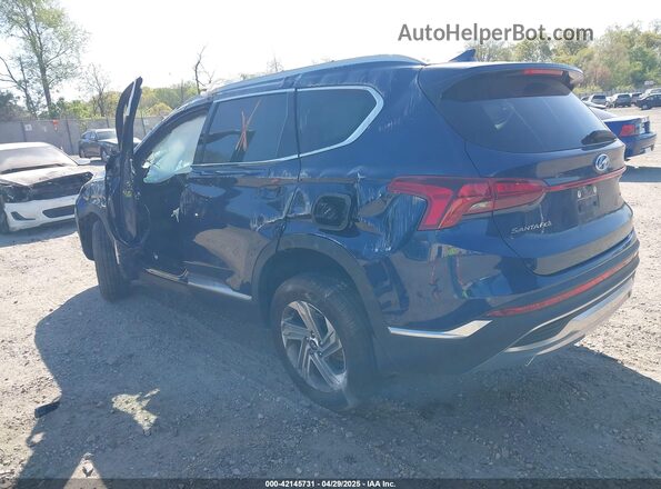5NMS2DAJ6MH346559 2021 HYUNDAI SANTA FE Dark Blue უკანა მარცხენა