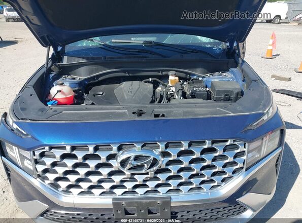 5NMS2DAJ6MH346559 2021 HYUNDAI SANTA FE Dark Blue უკანა ხედი
