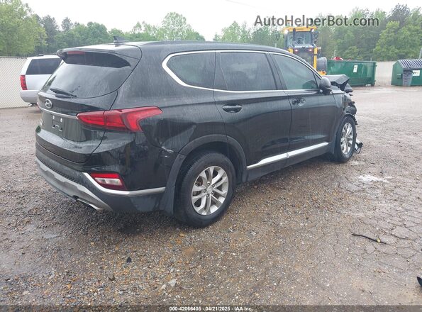 5NMS33AD0LH243458 2020 HYUNDAI SANTA FE Black უკანა მარჯვენა