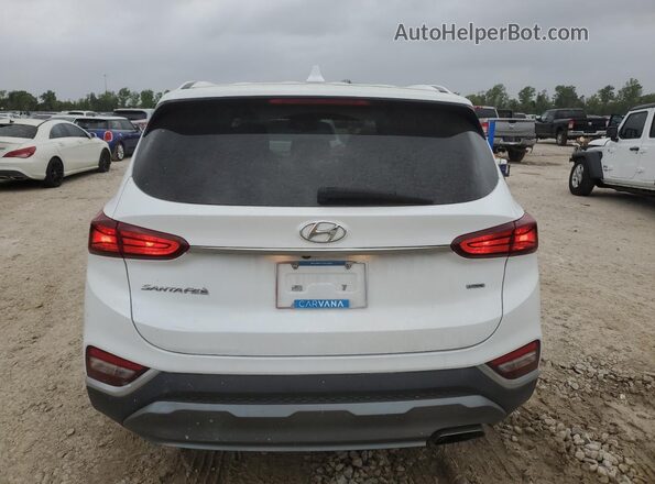 5NMS3CAD2LH219520 2020 HYUNDAI SANTA White Հետևի տեսք