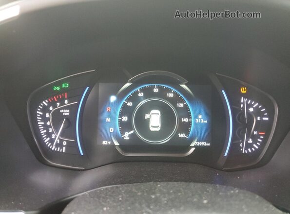 5NMS3CAD2LH219520 2020 HYUNDAI SANTA White Սարքավորումների վահանակի տեսք