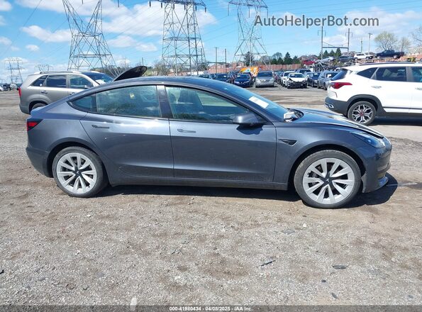5YJ3E1EBXMF036171 2021 TESLA MODEL 3 Gray Սալոնի 360 աստիճան տեսք