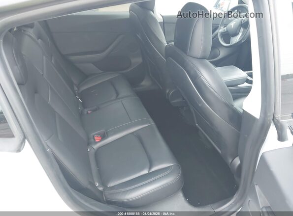 5YJYGDEE8MF293745 2021 TESLA MODEL Y White Вид наклейки з VIN-кодом