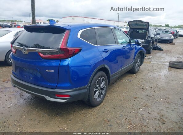 7FARW2H55LE005884 2020 HONDA CR-V Blue Задня права чверть