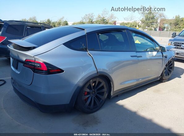 7SAXCBE66RF458402 2024 TESLA MODEL X Silver Հետևի աջ
