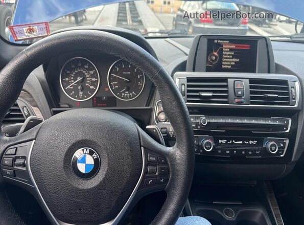 WBA1G9C59GV726137 2016 BMW 2 SERIES Blue უკანა სავარძლების ხედი