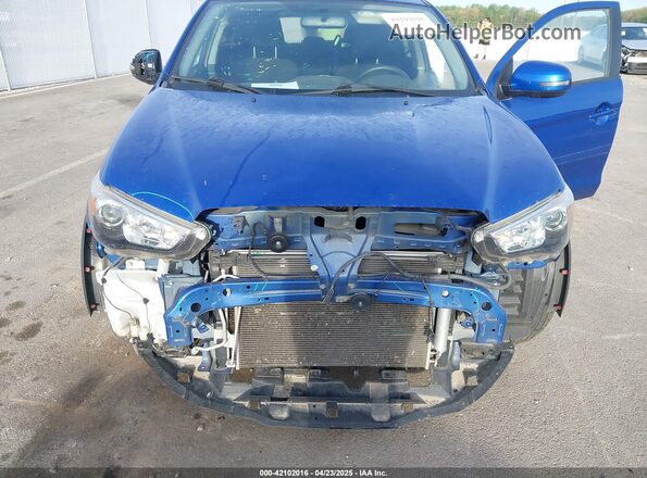 JA4AP3AU2KU018380 2019 MITSUBISHI OUTLANDER SPORT Синий Вид спереди