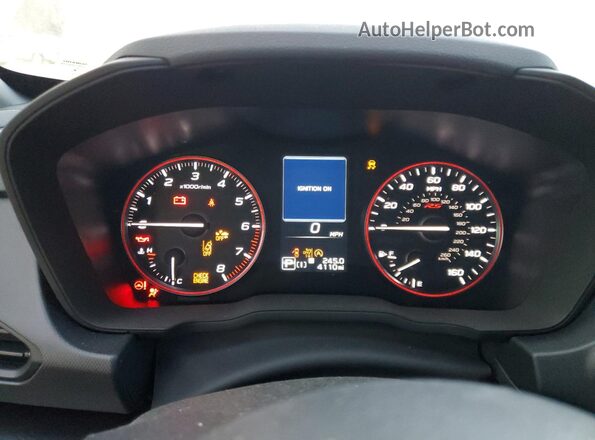 JF1GUHJCXR8293825 2024 SUBARU IMPREZA Black Vista del cuadro de instrumentos
