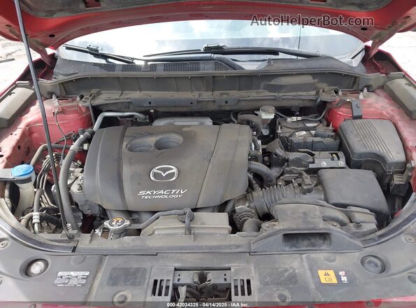JM3KFACL8H0195187 2017 MAZDA CX-5 Maroon Вид ззаду