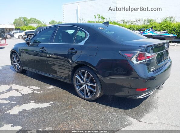 JTHBZ1BL2GA002265 2016 LEXUS GS 350 Black Trasero izquierdo
