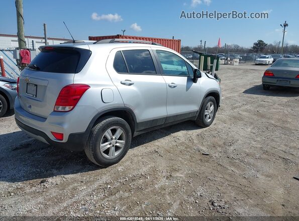 KL7CJPSB2MB326150 2021 CHEVROLET TRAX Silver Tył prawy