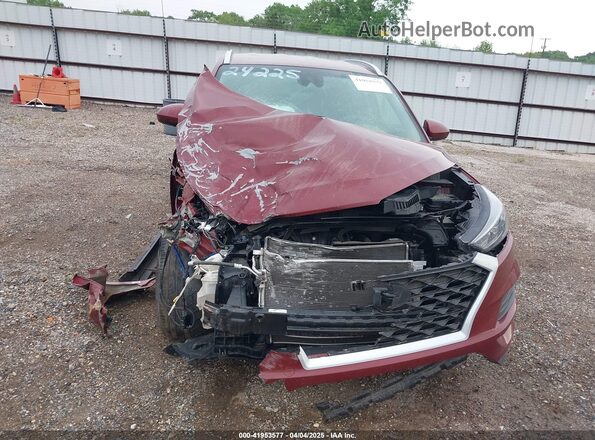 KM8J33AL7LU263374 2020 HYUNDAI TUCSON Burgundy Սարքավորումների վահանակի տեսք