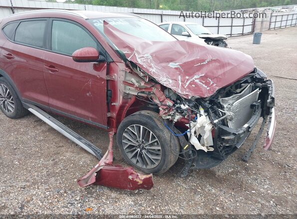 KM8J33AL7LU263374 2020 HYUNDAI TUCSON Burgundy Առջևի վահանակի տեսք