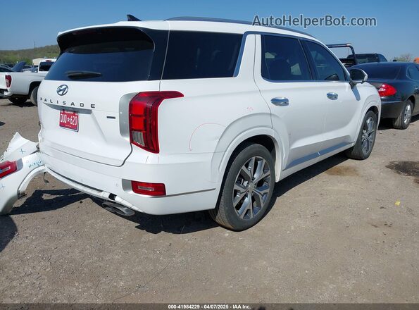 KM8R5DHE4MU284453 2021 HYUNDAI PALISADE White Rear right
